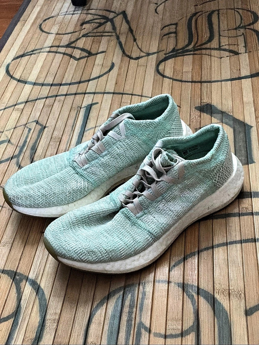 Adidas PureBoost Go Clear Mint Athletic Shoes Green & White US 8